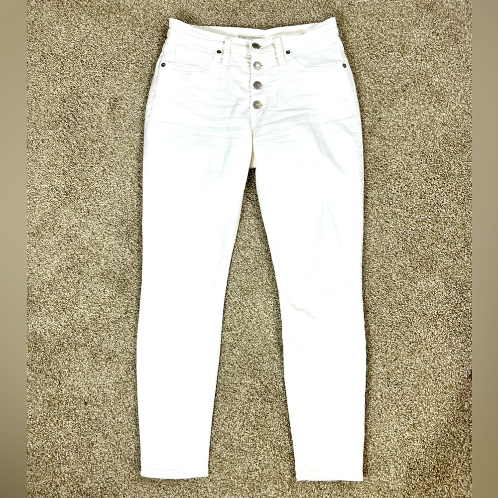 Lucky Brand Bridgette High Rise Skinny in White